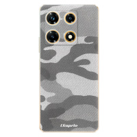 Odolné silikónové puzdro iSaprio - Gray Camuflage 02 - Infinix Note 30 PRO
