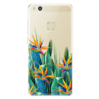 Odolné silikónové puzdro iSaprio - Exotic Flowers - Huawei P10 Lite