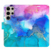 Flipové puzdro iSaprio - BluePink Paint - Samsung Galaxy S24 Ultra