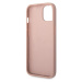 Guess PU Leather Saffiano Zadný Kryt pre iPhone 14 Pink