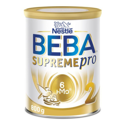 BEBA SUPREMEpro 2, 6 HMO, následné dojčenské mlieko, 800 g, od uk. 6. mesiaca