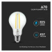 Žiarovka LED Filament E27 12W, 4000K, 1521lm, A60 VT-2133 (V-TAC)