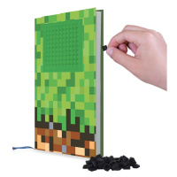 Pixie Crew Denník A5 Minecraft zelenohnedý
