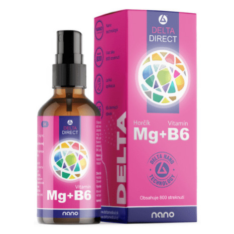 DELTA DIRECT Mg + B6 sprej na pokožku 100 ml
