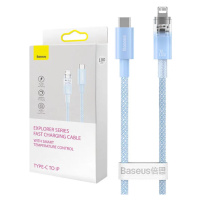 Kábel Fast Charging cable Baseus USB-C to Lightning  Explorer Series 1m, 20W, blue (693217262905