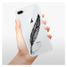 Odolné silikónové puzdro iSaprio - Writing By Feather - black - iPhone 8 Plus