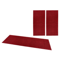 Ložnicová sada Pure 102616 Red - 3 díly: 70x140 (2x), 70x240 (1x) cm Hanse Home Collection kober