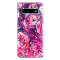 Odolné silikónové puzdro iSaprio - Pink Bouquet - Samsung Galaxy S10