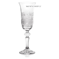 Aurum Crystal Brúsené poháre na sekt LAURA 150 ml, 6 ks
