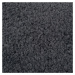 Tmavosivý umývateľný okrúhly koberec z recyklovaných vlákien 180x180 cm Fluffy – Flair Rugs
