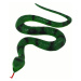 mamido  Zelený gumový had s čiernymi škvrnami štruktúrovaný