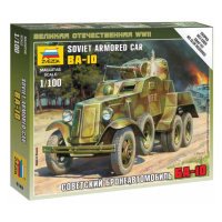 Wargames (WWII) military 6149 - Soviet Armored Car BA-10 (1:100)