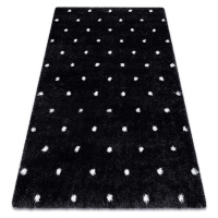 DW Čierno-biely bodkovaný koberec Febie Rozmer: 120x170 cm