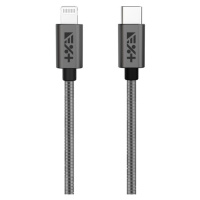 Next One USB-C to Lightning Metallic Cable 1.2m sivý