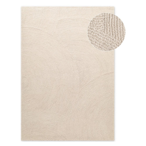Ručne tkaný vlnený koberec vo svetlo prírodnej farbe 200x300 cm Eleni Natural White – Hanse Home