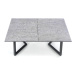HALMAR Tiziano rozkladací jedálenský stôl sivá / tmavosivá