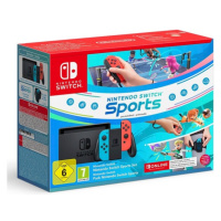 Nintendo Switch Neon + Switch Sports + 3M NSO