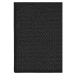 Čierny koberec behúň 250x80 cm Bello™ - Narma