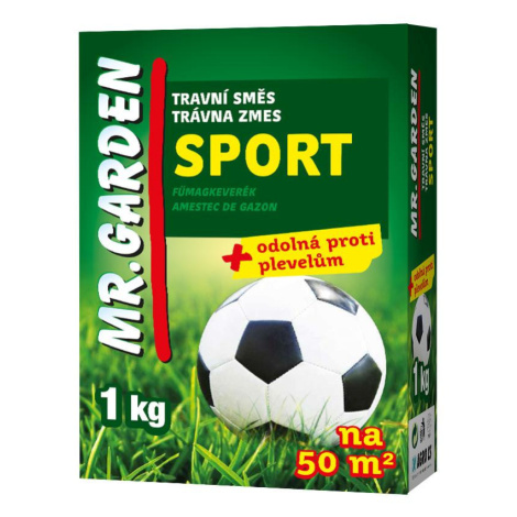 Mr.Garden Trávna zmes šport, 1 kg krabica MERKURY MARKET