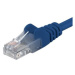 PremiumCord Patch kábel UTP RJ45-RJ45 CAT6 3m modrá