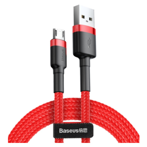 Kábel Baseus micro USB Cafule 2A 1m CAMKLF-B09 červený