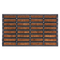 Rohožka Mix Mats Brushes 105647 Black Cocos - 45x75 cm Hanse Home Collection koberce