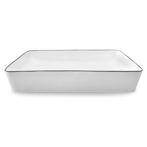 Umyvadlo na desku Stripo 60,5 cm bílé