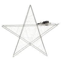 Dekoria Dekorácia Shining Star 58cm, 58 x 8 x 58 cm