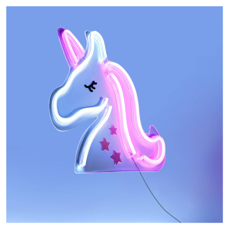 Nástenné LED svetlo Neon Unicorn, USB