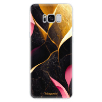 Odolné silikónové puzdro iSaprio - Gold Pink Marble - Samsung Galaxy S8