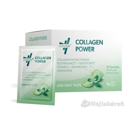 CONVITAR Collagen Power- svaly, šľachy a väzivá, 30 vrecúšok