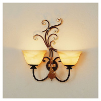 Menzel Florence dvoj-plameňové nástenné svietidlo