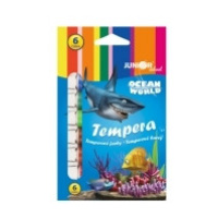 JUNIOR Farby temperové Ocean World 12 ml - sada 6 ks