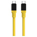 Tactical Fat Man Kábel USB-C / USB-C 1m, Žltý