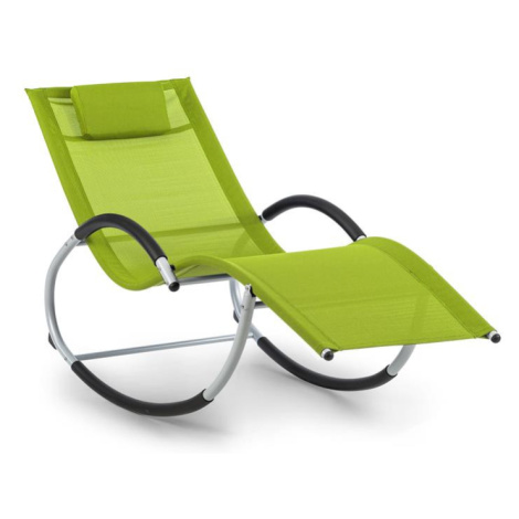 Blumfeldt Westwood, hojdacie ležadlo, ergonomické, hliníkový rám, zelené