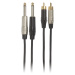 Bespeco ROCKIT Interlink Cable 2x RCA - 2x Jack Mono 3 m