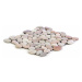 Divero Garth 603 Mozaika riečne okruhliaky - obklady 1 m2