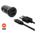 Set autonabíjačky FIXED s 2xUSB výstupom a USB/micro USB kábla, 1 meter, 15W Smart Rapid Charge,