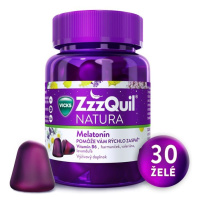 ZZZQUIL Natura želé s melatonínom lesné ovocie 30 ks