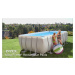 Záhradný bazén INTEX 26788 Prism Frame Rectangular 400 x 200 x 100 cm kartušová filtrácia