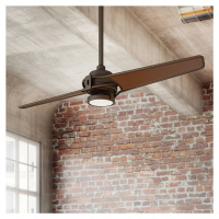 Strop. LED ventilátor Xety bronz olejovaný brúsený