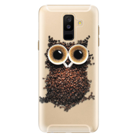 Plastové puzdro iSaprio - Owl And Coffee - Samsung Galaxy A6+