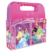 Educa puzzle v kufríku Disney Princess 2x48 dielov 17640