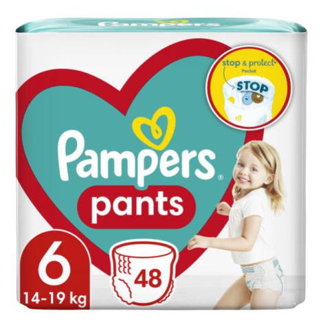 PAMPERS Plienky nohavičkové Active Baby Pants veľ. 6 (48 ks) 14-19 kg