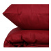 Červené bavlnené obliečky na jednolôžko 140x200 cm – Mijolnir