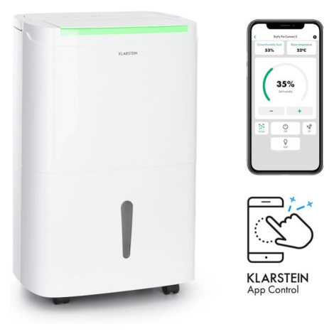 Klarstein DryFy Pro Connect Smart, Odvlhčovač vzduchu, WiFi, Kompresný, 30l/d, 25-30m², Biela