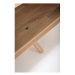 Televízny stolík z dubového dreva Gazzda Ena, 225 × 55 × 45 cm