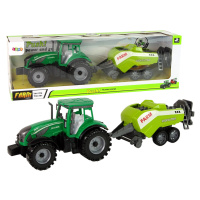 mamido Zelený Poľnohospodársky Traktor s Rozsievačom a Trecím Pohonom