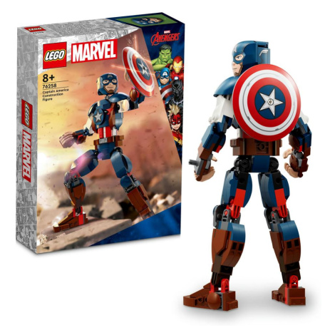 LEGO LEGO® Sestavitelná figurka: Captain America 76258