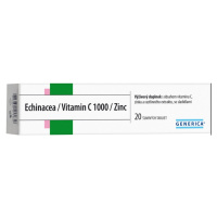 GENERICA Echinacea/Vitamin C 1000/Zinc 20 šumivých tabliet